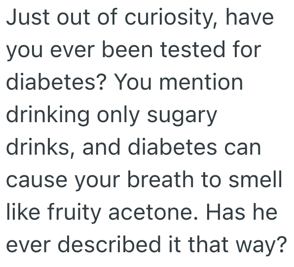 Screenshot 2025 07 08 at 3.30.53 PM Woman Claims She Cant Drink Water Without Mixing It With Fruit Juice, But Her Boyfriend Refuses To Kiss Her Because He Claims The Juice Makes Her Breath Smell Bad